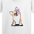 thumbnail image 4 of Inktastic Corgi Puppy Girl Youth T-Shirt, 4 of 5