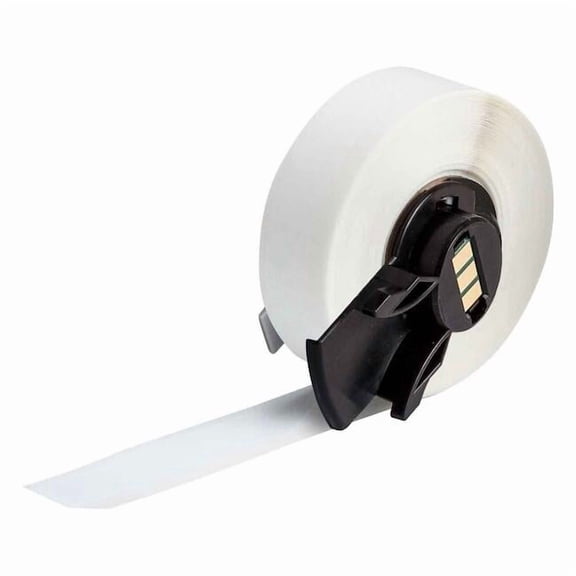 Brady Continuous Label Stock, White, Gloss, 1/2 in W M6C-500-439