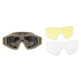 thumbnail image 1 of Gafas Tácticas RÁPIDAS Para Casco Con Tiro De 3 Lentes Caza Tan Sunnimix Gafas tácticas antiniebla, 1 of 8