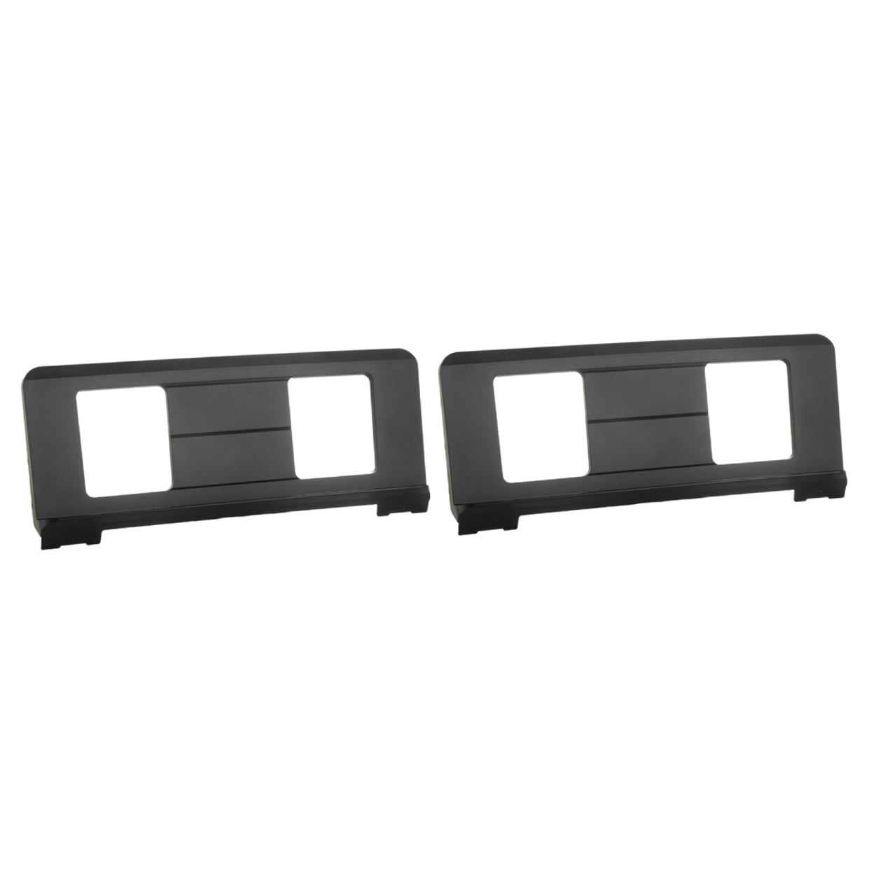2 Pcs Holder Electronic Music Stand Music Score Stand 3.5X21X49.5CM Black