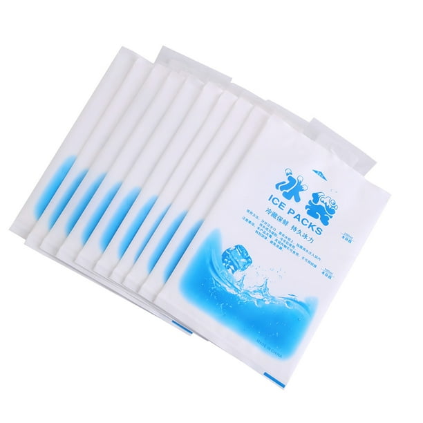 Bolsa De Hielo De Gel Reutilizable, Paquete De 10, Material De Educación Física, Paquetes De Gel Refrigerante Para Lesiones, Alivio Del Dolor En Las