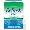 Refresh Plus Lubricant Eye Drops Preservative-Free Artificial Tears, 0.4 ml, 30 Count