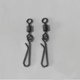 thumbnail image 4 of Soidarity 100 Uds. Giratorios de pesca giratorios de enclavamiento tamaño a presión 8/6/4/2 gancho señuelo conector Terminal aparejos Pescar 4#, 4 of 5