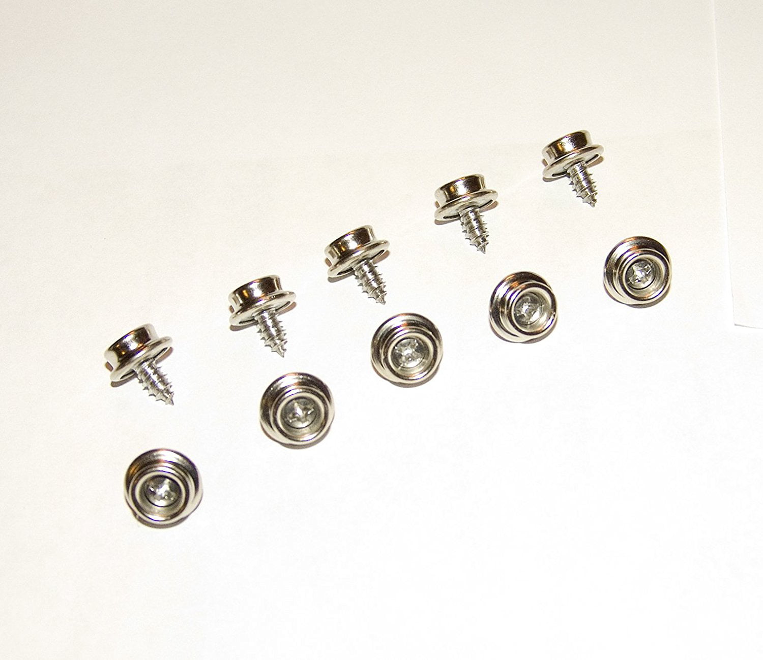 Boat Canvas Snap 3/8" Stainless Steel Screw Stud Set #8,10 Pc 