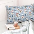 thumbnail image 4 of Matuu cute Mushroom Village for Premium Pillowcase Stuffer Rectangular Bedding Throw Pillowcase (Pillow core not included)-16"x24", 4 of 6