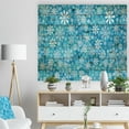 thumbnail image 3 of Design Art - Motif de cristal de neige bleu clair, 3 of 5