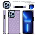 thumbnail image 2 of SaniMore for iPhone 14 Pro Magnetic Fragrant Case Support Wireless Charging, Premium PU Leather Cover Built-in Detachable Lanyard 360° All-Inclusive Shockproof Protective Shell, Purple, 2 of 8