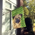 thumbnail image 2 of Carolines Treasures SC9291-FLAG-PARENT Pug St. Patricks Day Shamrock Portrait Flag  multicolor, 2 of 2