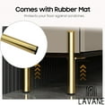 thumbnail image 5 of 5 inch / 13cm Metal Furniture Legs, LAVANE Set of 4 Mid-Century Modern Iron Tapered Side Mounted Furniture Replacement Feet Gold for Home DIY Project Sofa Couch Table Ottoman&nbsp;Chair Cabinet Bed, 5 of 6