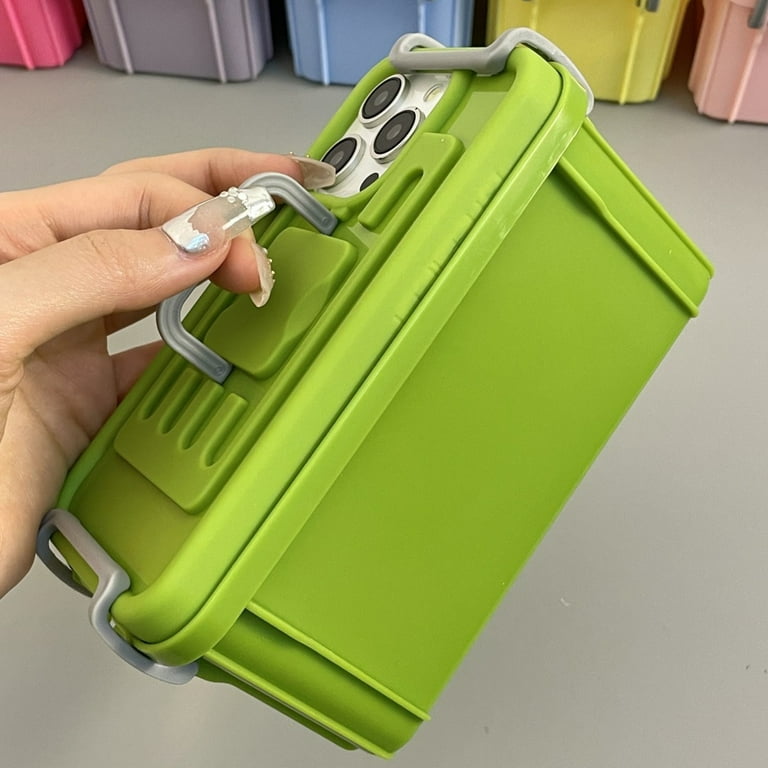 Travel Bathroom Organizer Small Multifunctional Cosmetic Bag Phone Case Funny Suitcase Crossbody Phone Case Creative Cool Storage Box Shape Phone Case Skin Care Organizer Preppy Walmart