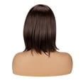 thumbnail image 5 of LEHOZIHEQ Short Wigs for Women, Brown Bob Wig, Shoulder Length Synthetic Wig Heat Resistant Hair for Daily Party Use, 5 of 7