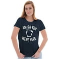 thumbnail image 3 of Amish You Were Here Pennsylvania Womens Slim Fit Graphic Tee Brisco Brands S, 3 of 5