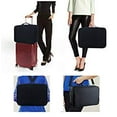 thumbnail image 4 of MONSTINA 16.5'' Large Capacity Makeup Case 3 Layers Cosmetic Organizer Brush Bag Makeup Train Case Makeup Artist Box for Hair Curler Hair Straightener Brush Set and Cosmetics, 4 of 8