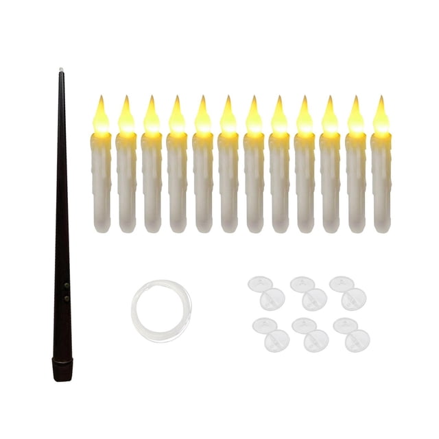 12 velas flotantes LED sin llama Blanco cálido