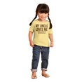 thumbnail image 4 of Uncle Loves Me Bought This One Piece Toddler Boy Girl T Shirt Infant Toddler Brisco Brands 3T, 4 of 6