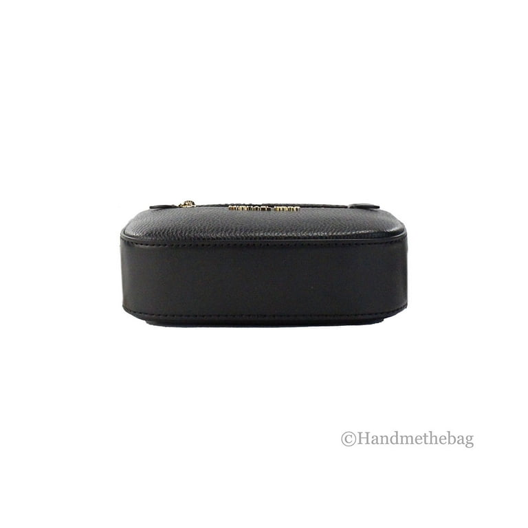 Michael Kors Jet Set Small Black Pebbled Leather East West Zip Belt Bag Walmart