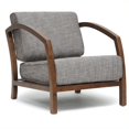 thumbnail image 1 of Velda Accent Fabric Arm Chair in Brown, 1 of 5