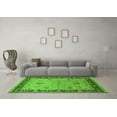 thumbnail image 3 of Ahgly Company Indoor Rectangle Oriental Green Industrial Area Rugs, 2' x 4', 3 of 4