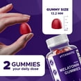 thumbnail image 5 of 2 Pack Vitamatic Melatonin Gummies for Kids & Adults - (2.5mg 5mg & 10mg Doses) - 60 Vegan Gummies - Natural Sleep Aid Supplement (Total 120 Gummies), 5 of 10