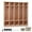 wood, variant on Section Classroom Coat Locker, 10 Cubbies w/ Anti-tip Kit, 5 Hooks & 2 Storage Boxes, for Classrooms, Daycare, Home, School, Kindergarten