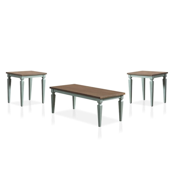 Furniture of America Condway Wood 3-Piece Coffee Table Set