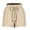 Beige, variant on JLMSPLWG Summer Shorts for Girls Drawstring Short Joggers Kids High Waisted Adjustable Short Pants Tween Girl Tie Knot Loose Casual Shortalls with Pockets Teen Girl Clothes