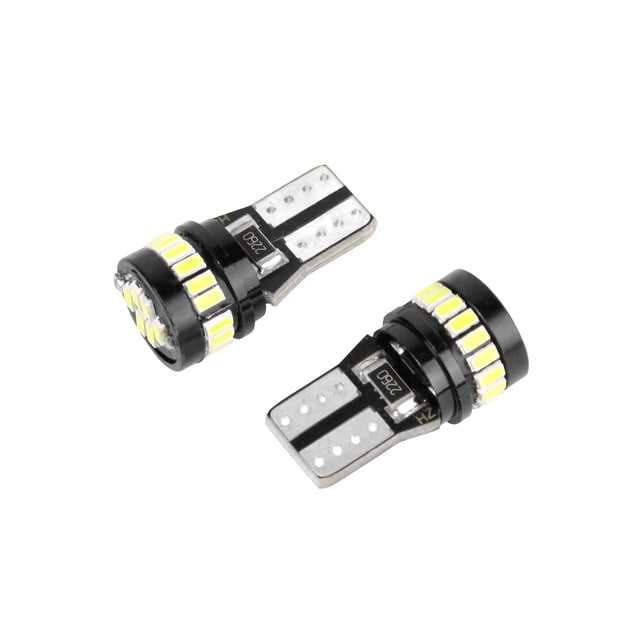 2x Canbus T10 Led luz Interior del coche, 194 501 Led 24 3014 SMD instrumento bombilla blanca huangjie unisex