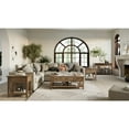 thumbnail image 5 of Claremont 50" Transitional Rustic Wood Sofa Console Table with Storage, 5 of 11