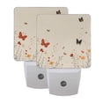 thumbnail image 7 of WOBOGO Butterfly Wildflower Pictures LED Night Light 2 Pcs Set 0.5 Watt Wall Plug in Dusk to Dawn Automatic Switch Soft White Light, 7 of 7