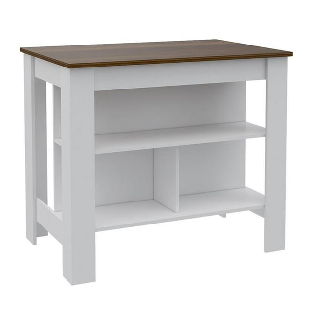 TUHOME Cala Kitchen Island Engineered Wood Kitchen Islands in Multi-color