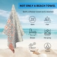 thumbnail image 4 of GZHJMY Beach Towel for Women Girls, Seamless Japanese Style Pattern Bath Towel, Oversized Lightweight Sport Towel, 31x51 Inch, 4 of 7