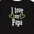 thumbnail image 4 of Inktastic I Love my Papa- hearts Boys or Girls Long Sleeve Toddler T-Shirt, 4 of 5