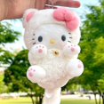 thumbnail image 4 of Fitspi Kt-Llavero con colgante de muñeco de peluche de gato Sanrioed, bolso escolar de peluche suave de dibujos animados de Anime, colgante, adorno de peluche, regalos, 4 of 4
