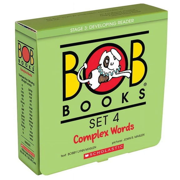 Bob Books Bob Books - Complex Words Box Set Phonics, Ages 4 and Up, Kindergarten, First Grade (Stage 3: Developing Reader), Book 04, (Paperback)