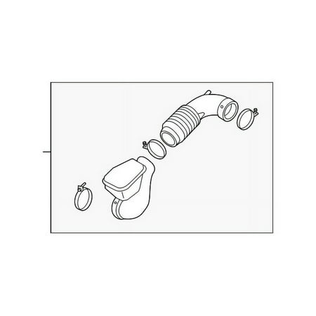 Genuine OE Kia Engine Air Intake Hose - 28130-3Q160