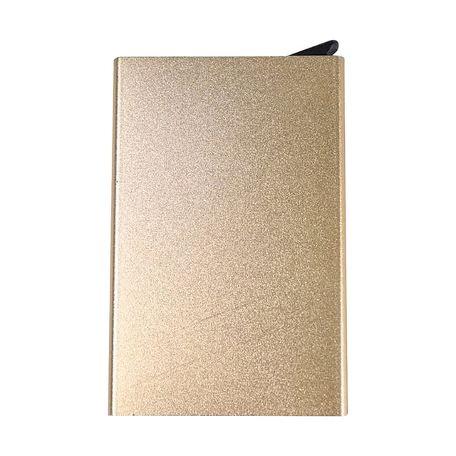 LSLJS Automatic Pop-up Credit Card Business Card Metal Aluminum Alloy Card Box, Home Kitchen Gadgets Accessories