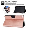 thumbnail image 5 of Galaxy Tab S6 Lite 10.4 2020 Case, Dteck Glitter Sparkle PU Leather Folio Case Multi-angle Viewing Stand Protective Cover with Card Slots for Samsung Galaxy Tab S6 Lite Model SM-P610 P615, Rosegold, 5 of 6