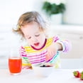 thumbnail image 3 of FRCOLOR Baby Tableware 2Pcs Baby Tableware Silicone Stainless Steel Cartoon Spoon Fork Tableware,3.94"X1.18"X1.18", 3 of 5