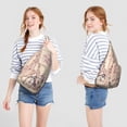 thumbnail image 4 of Paris Sling Bag Crossbody Backpack,Chest Bag Travel Hiking Casual Daypack for Cycling Mountain Climbing, 4 of 4