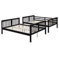thumbnail image 5 of [Luckynote]Full over Full Bunk Bed with Ladder for Bedroom, Guest Room Furniture-Espresso, 5 of 10