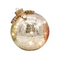 thumbnail image 2 of Dserhfy Glass Tabletop Christmas Ornament with LED Lights Glass Ball with Timer Function 6-Inch Light-Up Sphere for Holiday Centerpiece, 2 of 8