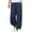 Blue, variant on XFLWAM Women's Linen Wide Leg Pants Casual Loose Lightweigt Palazzo Pants High Waisted Work Trousers Pink S