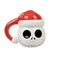 thumbnail image 1 of Nightmare Before Christmas Jack Santa Hat 16 Oz Ceramic Mug, 1 of 3