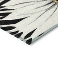 thumbnail image 3 of Addison Rugs Chantille Indoor/Outdoor Transitional Floral Black Machine Washable Rectangle Rug, 5' x 7'6", 3 of 8