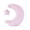 Pink, variant on Onechionede Moon Decorative Pillow 22 "x 10" Navy Blue Breathable