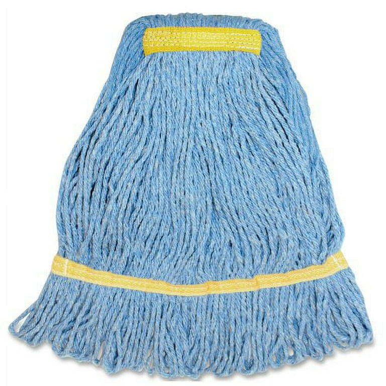 Genuine Joe Synthetic Blend Large Mophead - Large - Rayon, Cotton, Rayon, Fiber - 1Each Genuine Joe Synthetic Blend Large Mophead - Large - Rayon, Cotton, Rayon, Fiber - 1Each
