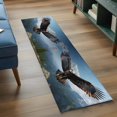 thumbnail image 3 of Rectangle Rug 2x6Ft Bald Eagle Soaring Above Mountains Wild Birds Soft Indoor Throw Rugs Carpets for Living Dining Bedroom Kids Room Non-Slip Playroom Crawl Rug Floor Mats Nature Photography, 3 of 9
