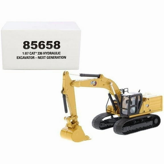 Diecast Masters 85658 Next Generation Hydraulic Excavator High Line Series 1 by 87 HO Scale Diecast Model Car for CAT Caterpillar 336