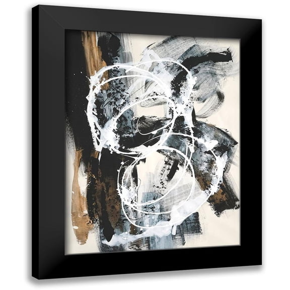 Combs, Joyce 12x14 Black Modern Framed Museum Art Print Titled - Natures Winterland III