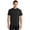 Black, variant on Men's Durable Wrinkle Resistant T-Shirt